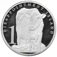 1 Dollar - Elizabeth II 5th Portrait - Disappointment Island