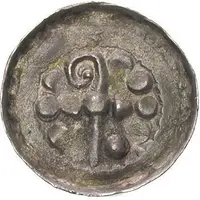 Denier krzyżowy - Bolesław II the Generous Kraków mint