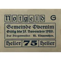 75 heller Oberalm