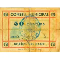 50 Céntimos Borges del Camp