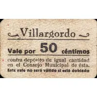 50 Céntimos Villargordo