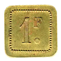 1 Franc - Restaurant Mascot Rochs