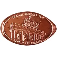Elongated coin - Brandenburger Tor Berlin