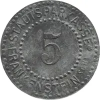 5 Pfennig - Frankenstein