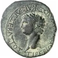 Æ23 - Claudius ΠΑΤΗΡ ΠΑΤΡΙΔΟΣ ΓΕΡΜΑΝΙΚΟΣ ΑΥΤΟΚΡΑΤΩΡ, Koinon of Lycia