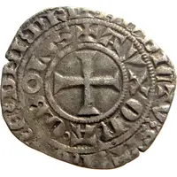 1/2 Groschen - Odo IV shield of Burgundy