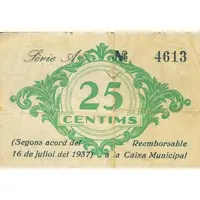25 Céntimos Balsareny