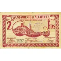 2 Pesetas Alcaudete