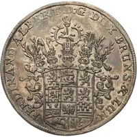 1 Thaler - Rudolph August and Anthony Ulrich Death