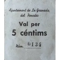 5 Céntimos La Granada del Penedès