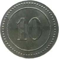10 Pfennigs - Rosenberg KGL. Offizier Gefangenenlager