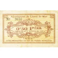 0.50 Pesetas Lloret de Mar