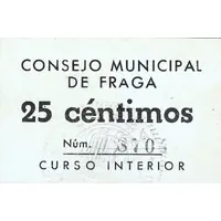 25 Céntimos Fraga