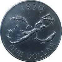 1 Dollar - Elizabeth II First Decimal Coinage
