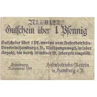 1 Pfennig Hafenbetriebs-Verein