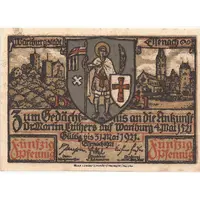 50 Pfennig Luther Jubilee Series