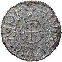 Obol - Louis I christian legend