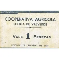 1 Peseta Puebla de Valverde