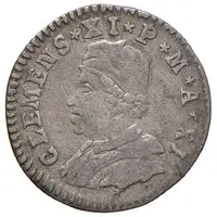 Muraiola of 2 Baiocchi - Clement XI Pastoral along body