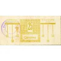 25 Céntimos Vilaller