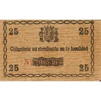 25 Céntimos Pedro Muñoz