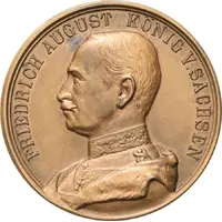 Medal - Friedrich August III - World War I