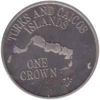 1 Crown - Elizabeth II 2nd portrait