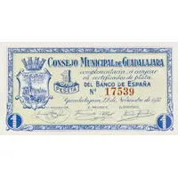 1 Peseta Guadalajara