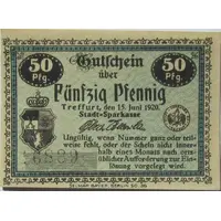 50 Pfennig Stadt-Sparkasse
