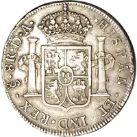 8 Reales - Carlos IV bust of Carlos III