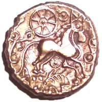 Gold 1/4 Stater - Addedomaros Addedomaros Wheel