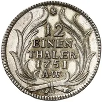 1⁄12 Thaler - Augustus Louis