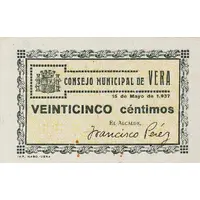 25 Céntimos Vera