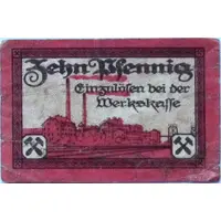 10 Pfennig Rositzer Braunkohlenwerke