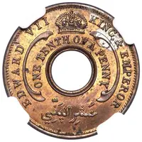 1/10 Penny - Edward VII Double Obverse