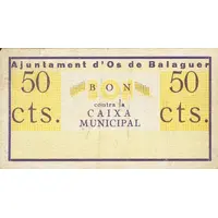 50 Céntimos Os de Balaguer