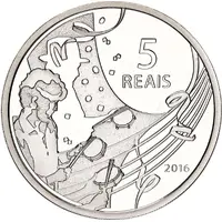 5 Reais Olympic Games Rio 2016 - Beach volleyball / Samba