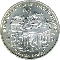 5 Pula Disabled persons