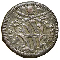 1 Quattrino - Clement XII St. Paul - standing