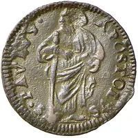 1 Quattrino - Clement XII St. Paul - standing