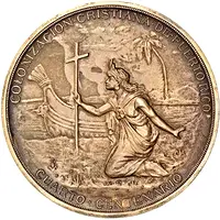 Medal - 400 years of the colonization of Puerto Rico
