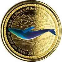 10 Dollars - Elizabeth II Humpback Whale, Colourized