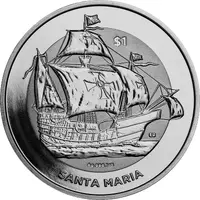 1 Dollar - Elizabeth II Santa Maria, Silver Bullion