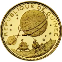 2000 Francs Guinéens Lunar Landing
