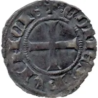 Denier Provencal Coronat - Charles I of Anjou