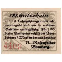 1 Pfennig J. Rosenfelder