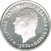 10 Sene - Tanumafili II Silver Proof issue