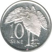 10 Sene - Tanumafili II Silver Proof issue