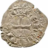 Groschen with Castle Tournois and Leopard - Henry of Lancastre