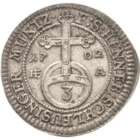 1 Dreier - Moritz William of Sachsen-Zeitz